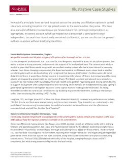 PDF for this case study - Newpoint Healthcare Advisors