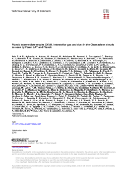 Planck intermediate results XXVIII. Interstellar gas and dust