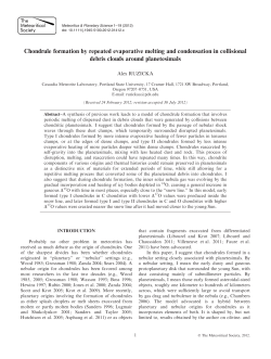 Chondrule formation by repeated evaporative melting and