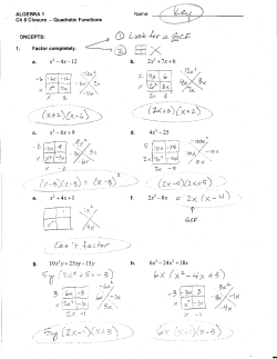 Factor completely. a. x2 &mdash; 4x --12 1. e. x 2$), --