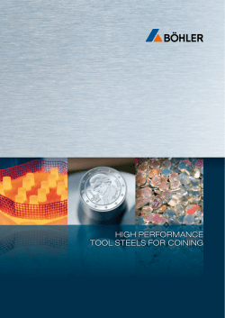 BW055_High Performance Tool Steel for Coining
