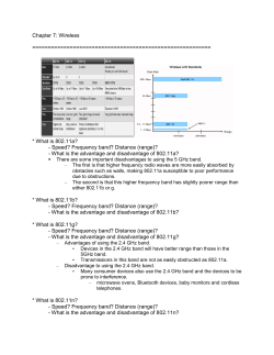 Speed? Frequency band?