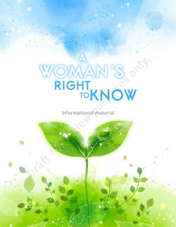 A Woman`s Right to Know