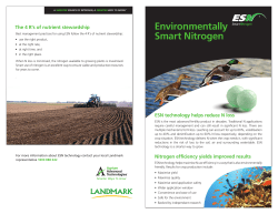 Environmentally Smart Nitrogen
