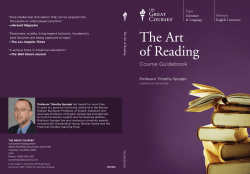 The Art of Reading
