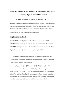 Supplement - Atmos. Chem. Phys