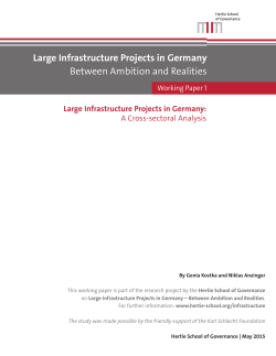 Cross-sectoral analysis - Hertie School of Governance