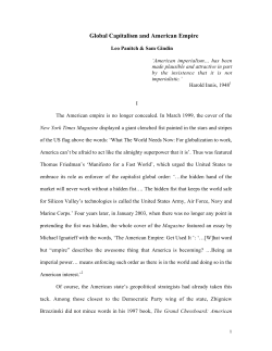 Global Capitalism and American Empire ( PDF