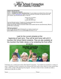 Look for the current schedule at the beginning of each term. They