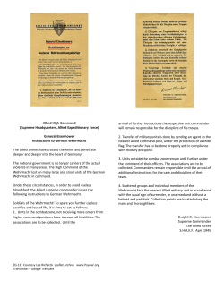 Allied High Command (Supreme Headquarters, Allied Expeditionary