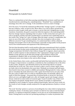 Unsettled (2007 &ndash; 2012)