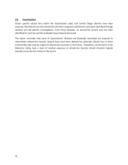 the report conclusion, glossary and references