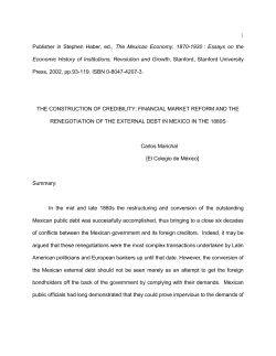 the construction of credibility: financial market reform and the