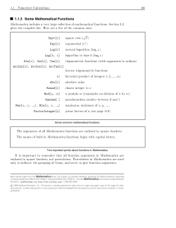 Sqrtx] Expx] Logx] Logb, x] Sinx], Cosx], Tanx] ArcSinx], ArcCosx