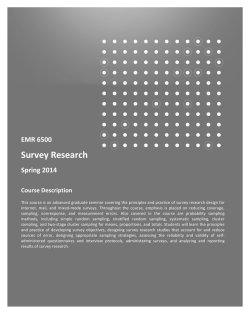 Sample syllabus for EMR 6500 - Western Michigan University