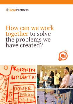 How can we work together to solve the problems we have created?
