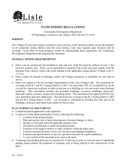 Patio  - Village of Lisle