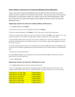 Online Textbook and Common Core Interactive Whiteboard lesson
