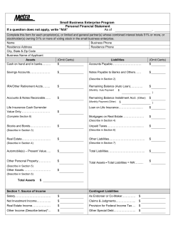 Disadvantaged Business Enterprise Program