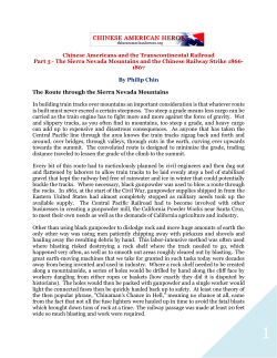 Chinese Americans and the Transcontinental Railroad Part 3