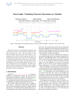 StoryGraphs: Visualizing Character Interactions as a Timeline