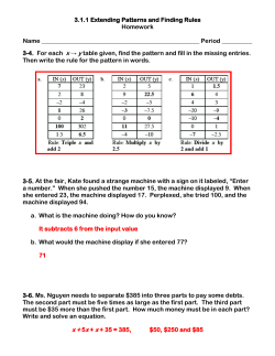 3.1.1 Answer Key