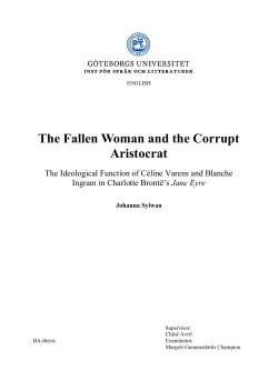 The Fallen Woman and the Corrupt Aristocrat
