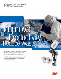 3M™ Accuspray™ System HVLP Spray Gun and PPS