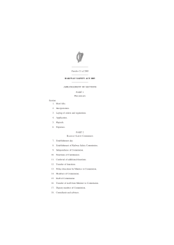 RAILWAY SAFETY ACT 2005