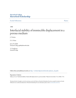Interfacial stability of immiscible displacement in a porous medium
