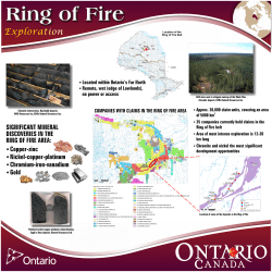 SIGNIFICANT MINERAL DISCOVERIES IN THE RING OF FIRE AREA