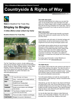 Shipley to Bingley