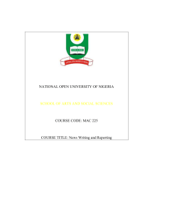 MAC225 - National Open University of Nigeria