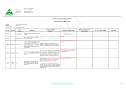 Enduro Commission minutes March/April