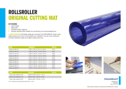 rollsroller original cutting mat - Sign