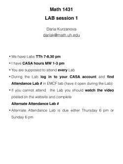 Completed Notes LAB 1