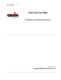Tools You Can Make