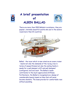 A brief presentation of ALBIN BALLAD