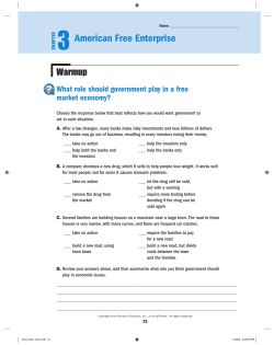 CHAPTER 3American Free Enterprise