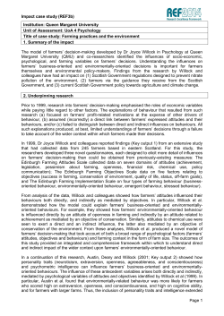 Impact case study (REF3b) Page 1 Institution: Queen Margaret