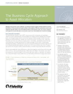 The Business Cycle Approach to Asset Allocation