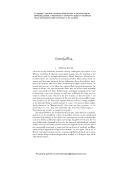 Ideas of Liberty in Early Modern Europe: From Machiavelli to Milton