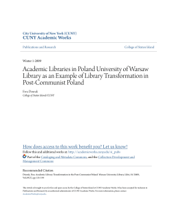 - CUNY Academic Works
