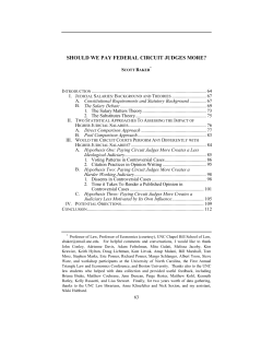 should we pay federal circuit judges more?