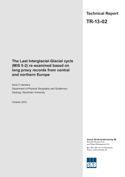 The Last Interglacial-Glacial cycle (MIS 5-2) re