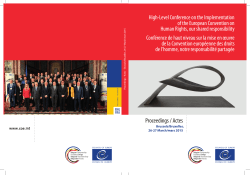 H/Inf (2015) 1 - Council of Europe