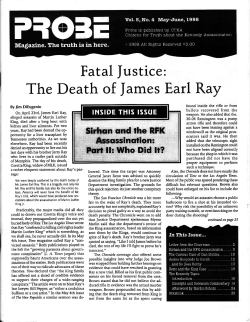 The Death of |ames Earl Ruy