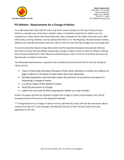 016-2017 FIS Change of Nation Requirements