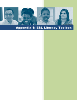 An ESL Literacy Handbook