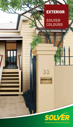 exterior solver colours